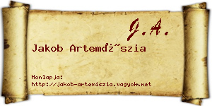 Jakob Artemíszia névjegykártya